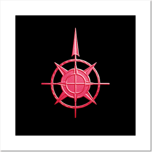 Pointing The Way - compass symbol Posters and Art